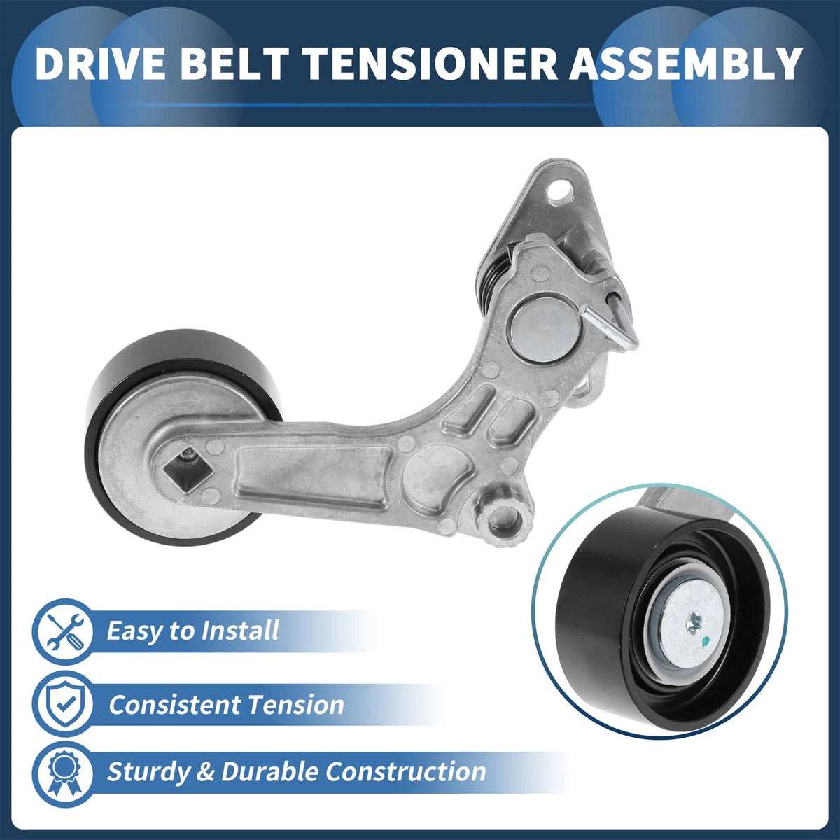 Belt Tensioner for Hyundai Santafe (2000–2006) No. 252812E650, 32001045