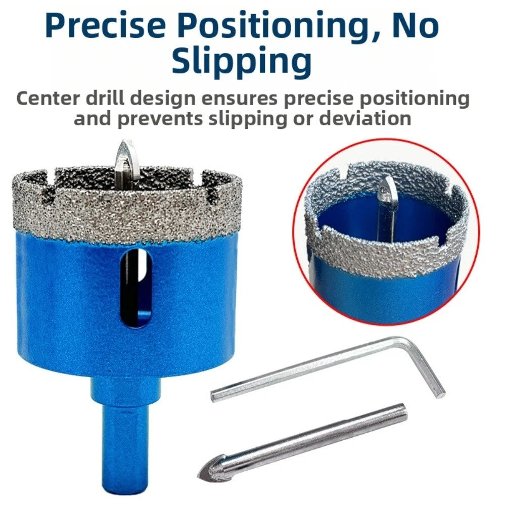 Diamond Coated Brazed Drill Bits for Faster Drilling in Granite