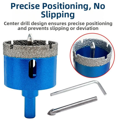 Diamond Coated Brazed Drill Bits for Faster Drilling in Granite