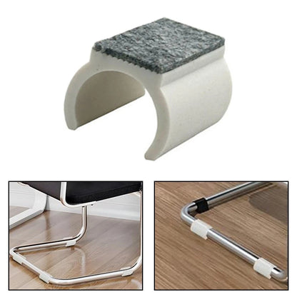 8 Pack Protective Felt Chair Pads for Stability and Noise Reduction
