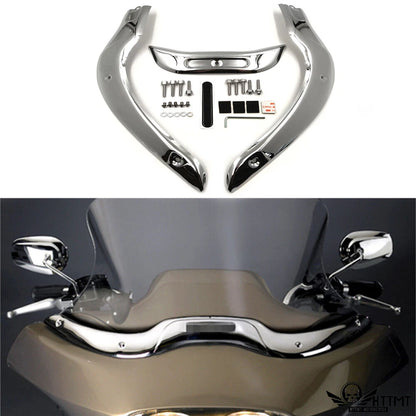 Chrome Windshield Trim for Harley CVO Road Glide Ultra FLTR (2004–2013)
