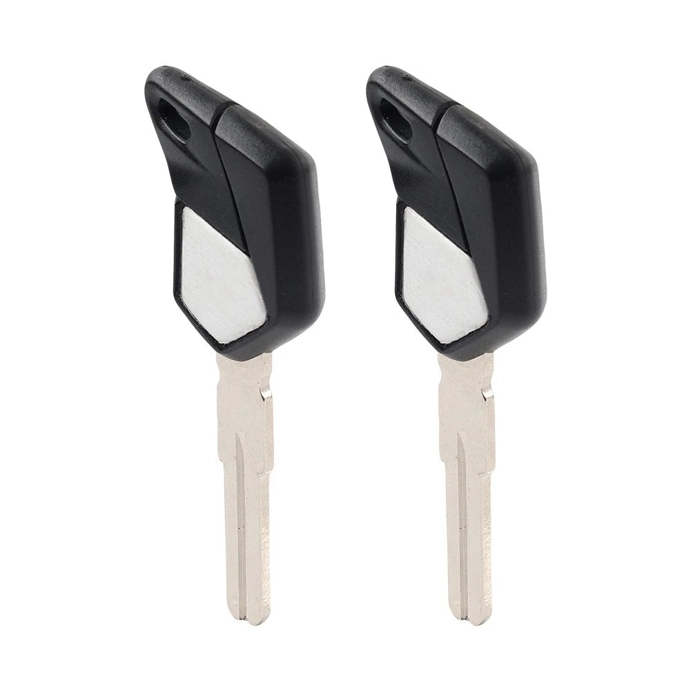 Uncut Blade Blank Key 2pcs For MV Agusta F4 1000 Brutale 920 990 1090 Black