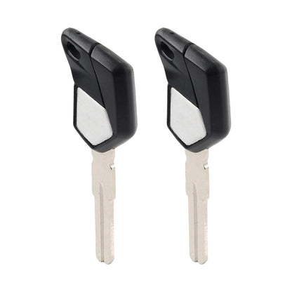 Uncut Blade Blank Key 2pcs For MV Agusta F4 1000 Brutale 920 990 1090 Black