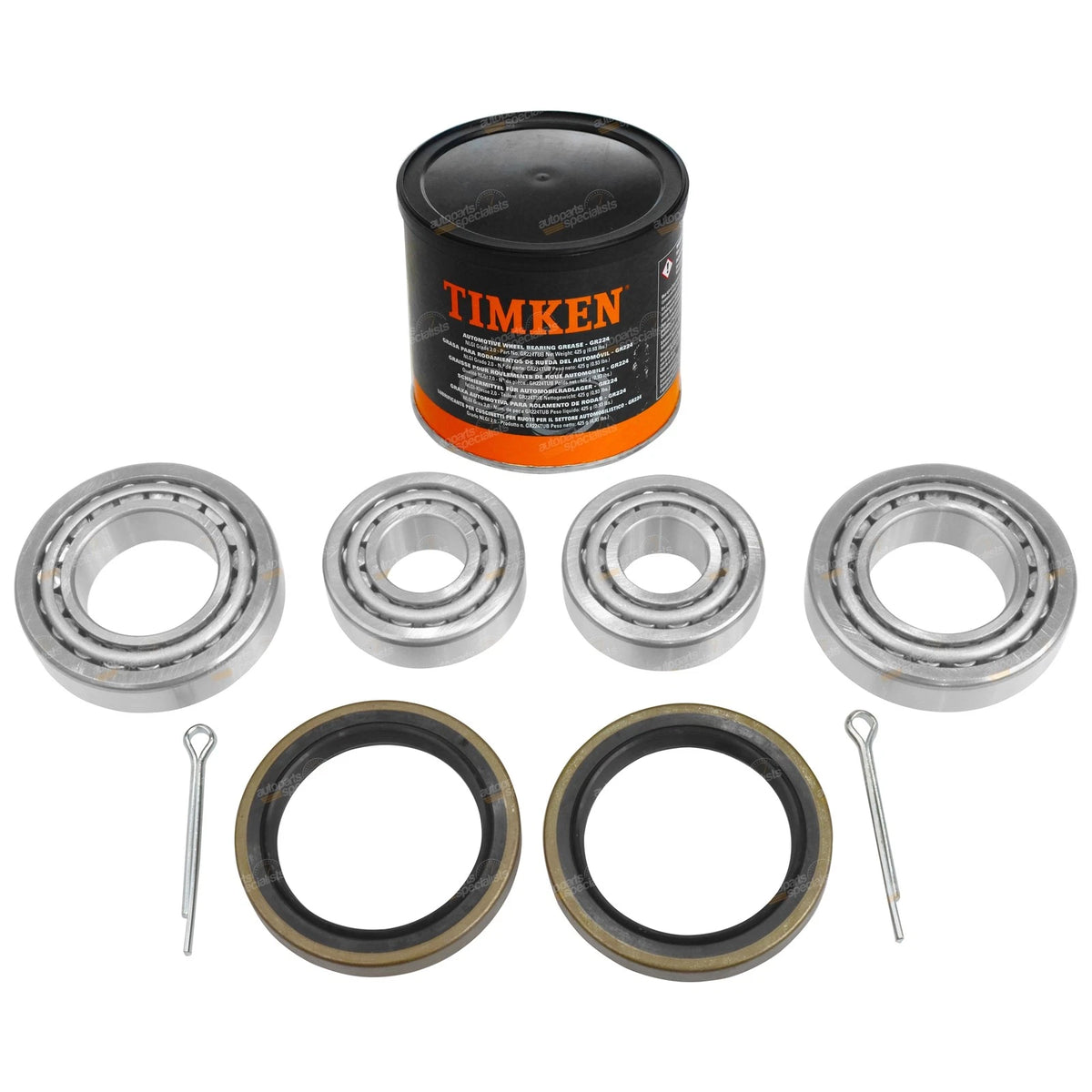 Front Wheel Bearing Kits + Grease for Holden Frontera MX (1999–2001)