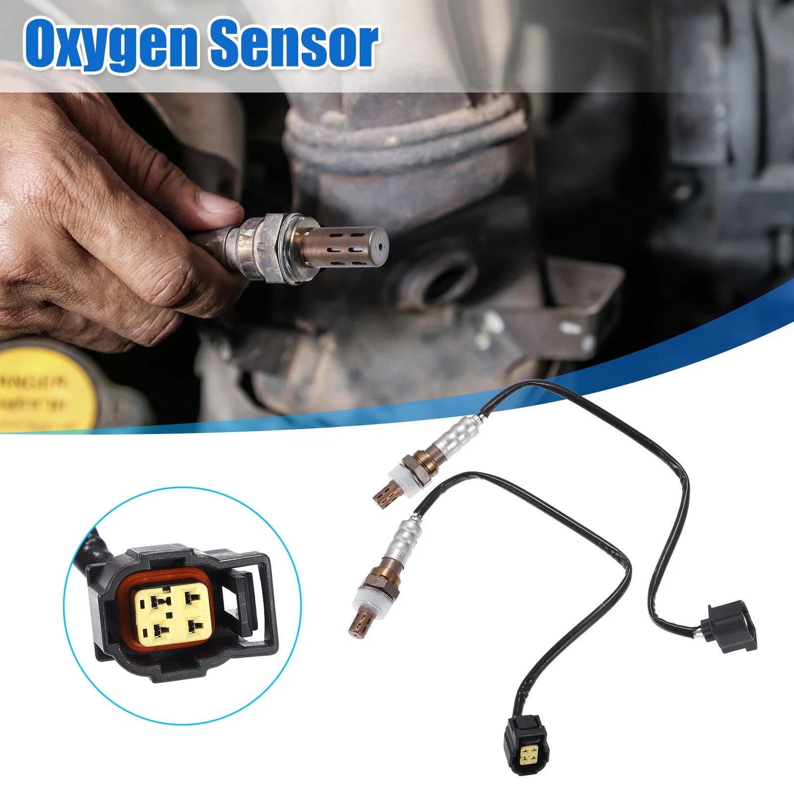 2PCS Upstream Oxygen Sensor O2 Replacement for Dodge Durango Jeep Liberty (2014–2020)