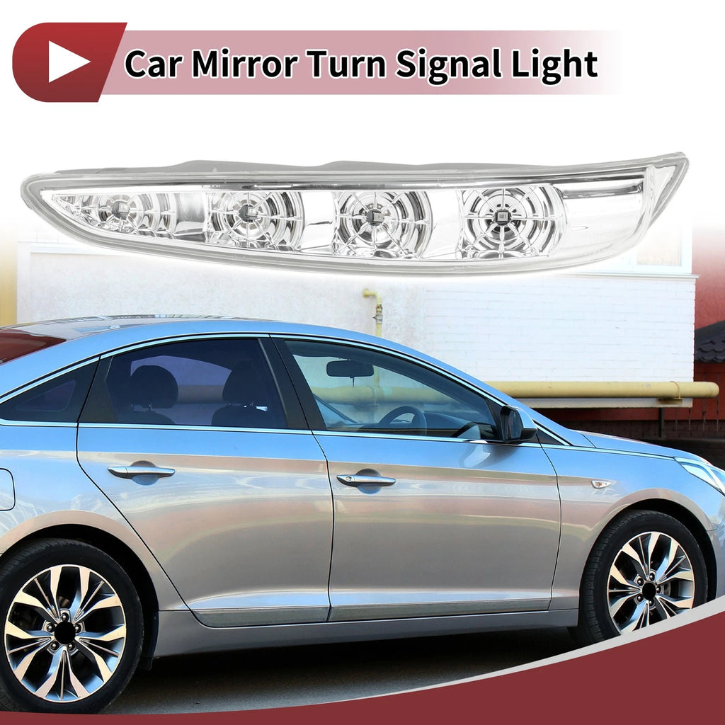 Mirror Turn Signal Light for Hyundai Sonata (2009–2014) Left Side Clear