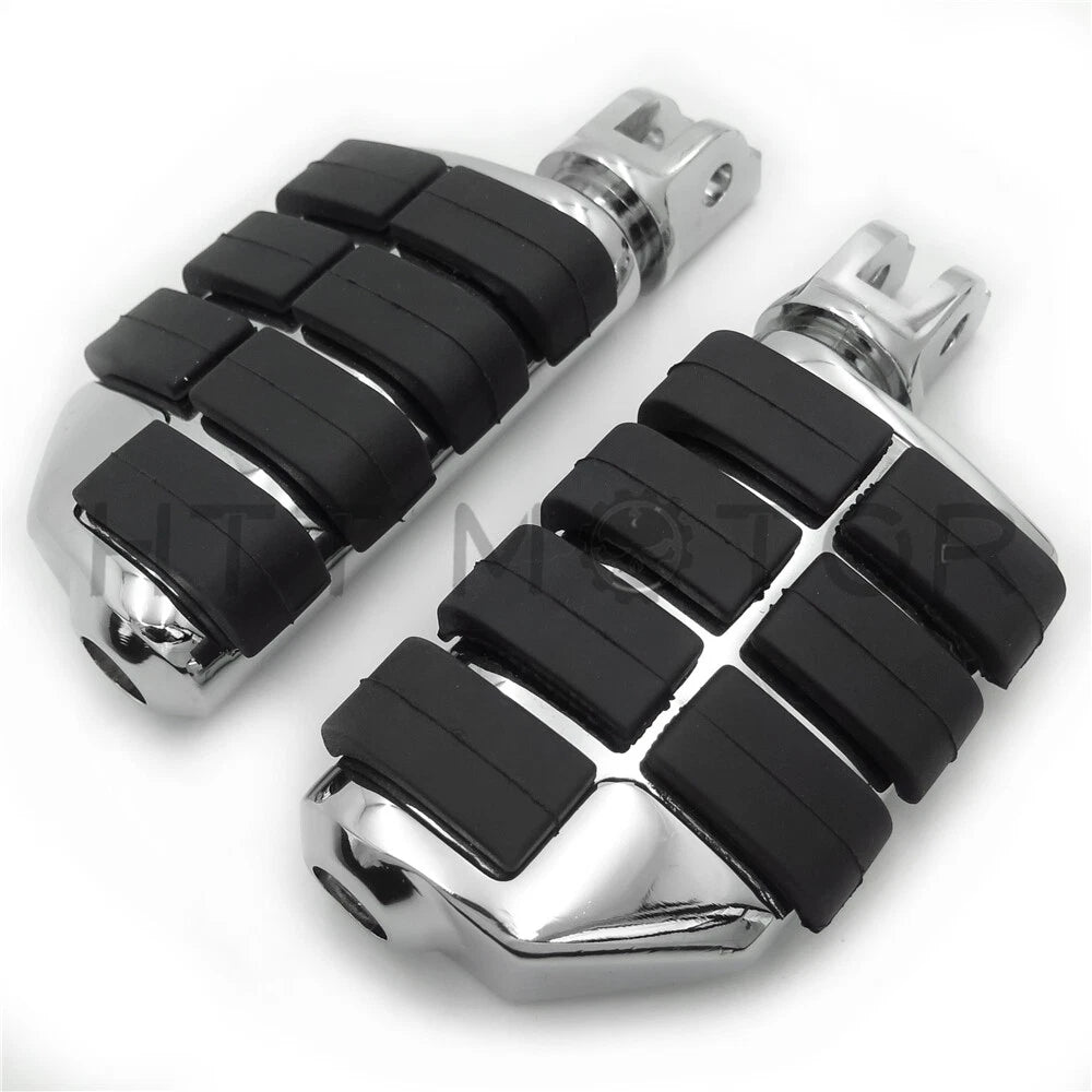 Chrome Dually Footpegs for Harley Breakout FXBR / FXBRS (2018–2019)