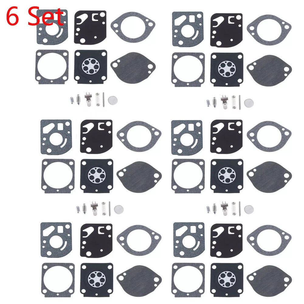 Set of 6 Carburetor Repair Kits for STIHL FS87 FS91 FS100 (C1Q-S72 C1Q-S110)