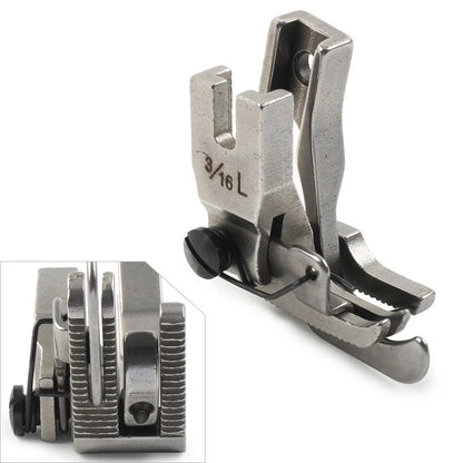 1 Set Silver Left Walking Feet With Guide Fit For CONSEW 205RB