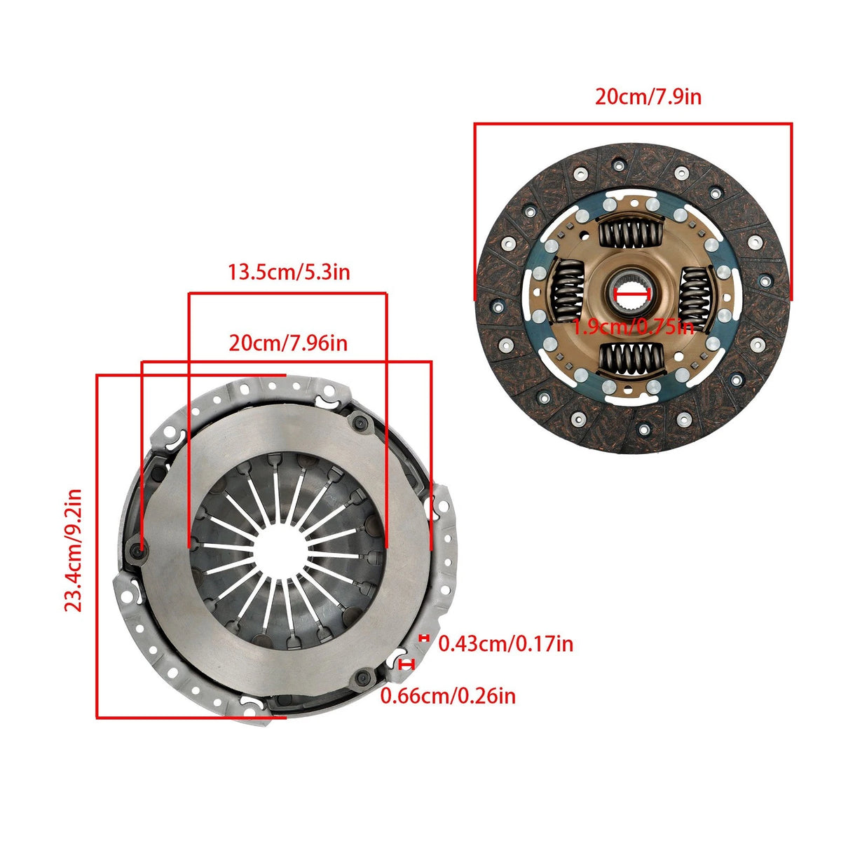 Transmission Clutch Kit for Smart Fortwo (2008–2015) K7053201