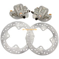 Rear Brake Calipers w/Pads & Rotors for Yamaha Grizzly 700 (2007–2020)