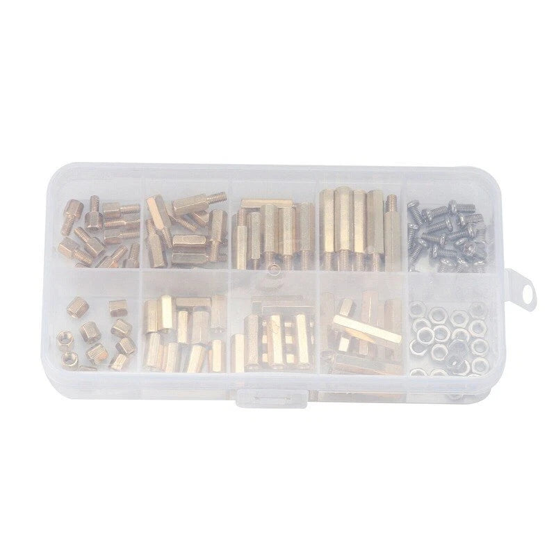 120Pcs M3 Brass Hex Column Standoff Spacer