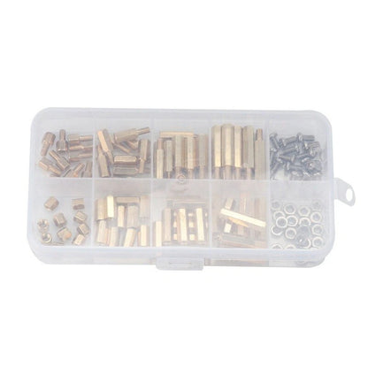 120Pcs M3 Brass Hex Column Standoff Spacer
