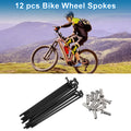 Bicycle Spokes Nipple Set 304 Stainless Steel 78mm for Universal Use