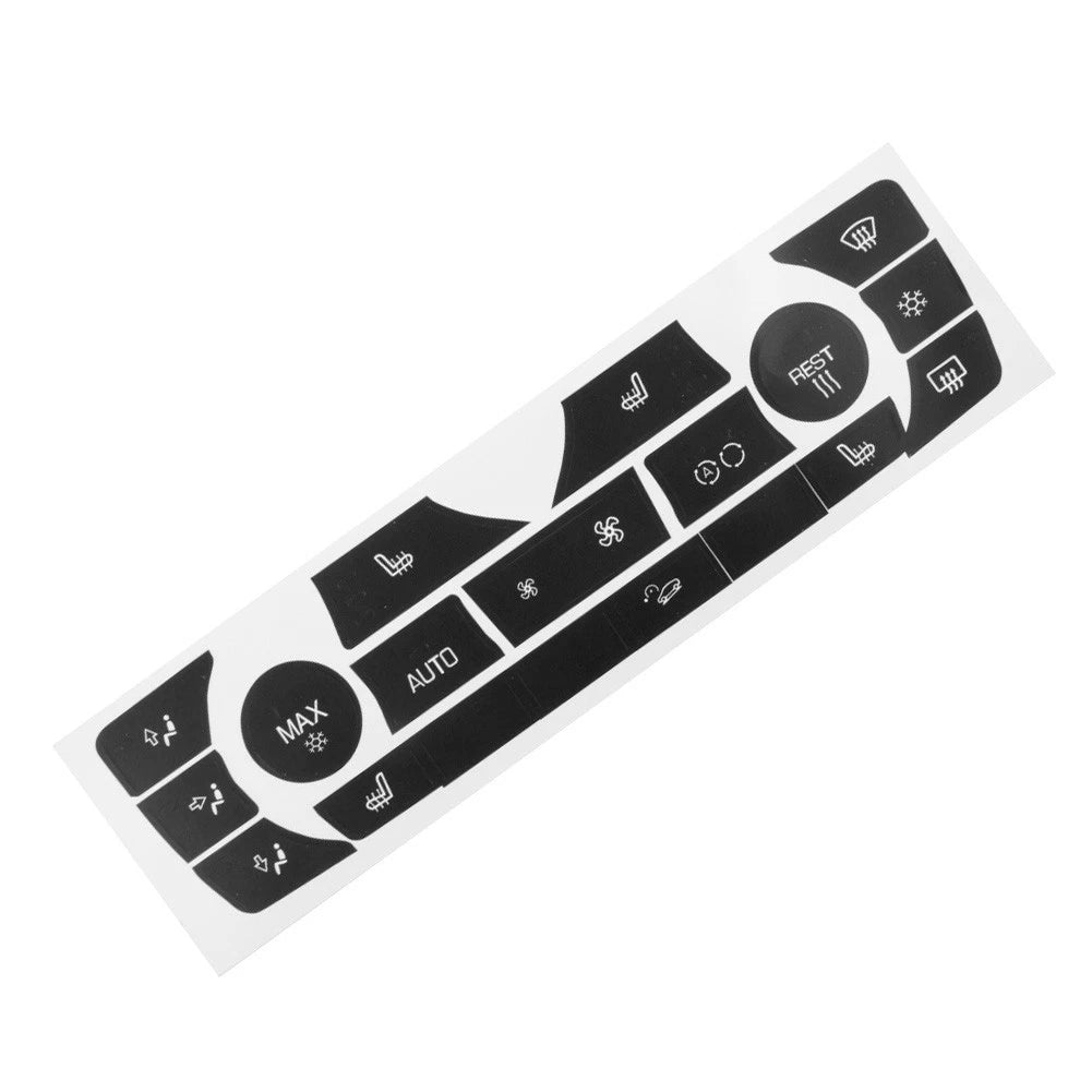 Climate Control Button Replacement Sticker Kit for BMW 3 Series E90 E91 E92 (2006–2013)