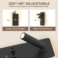 LED Wall Sconce Reading Spot Light for Bedroom (Adjustable Angle)