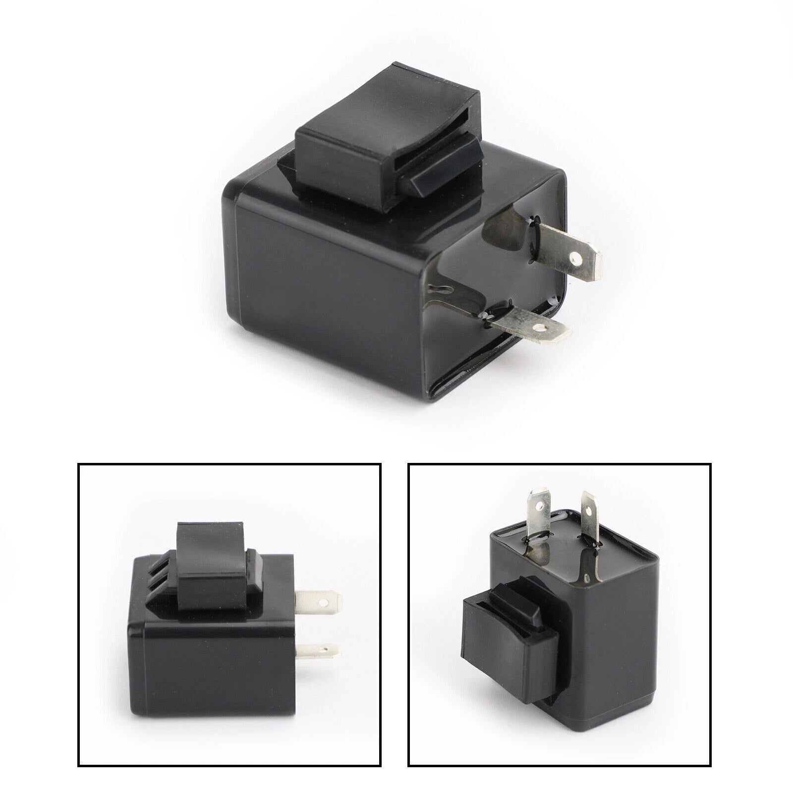 Turn Signal Flasher 12V 2 Prongs for Kawasaki EX250 Ninja EL250 VN1500 (T9)