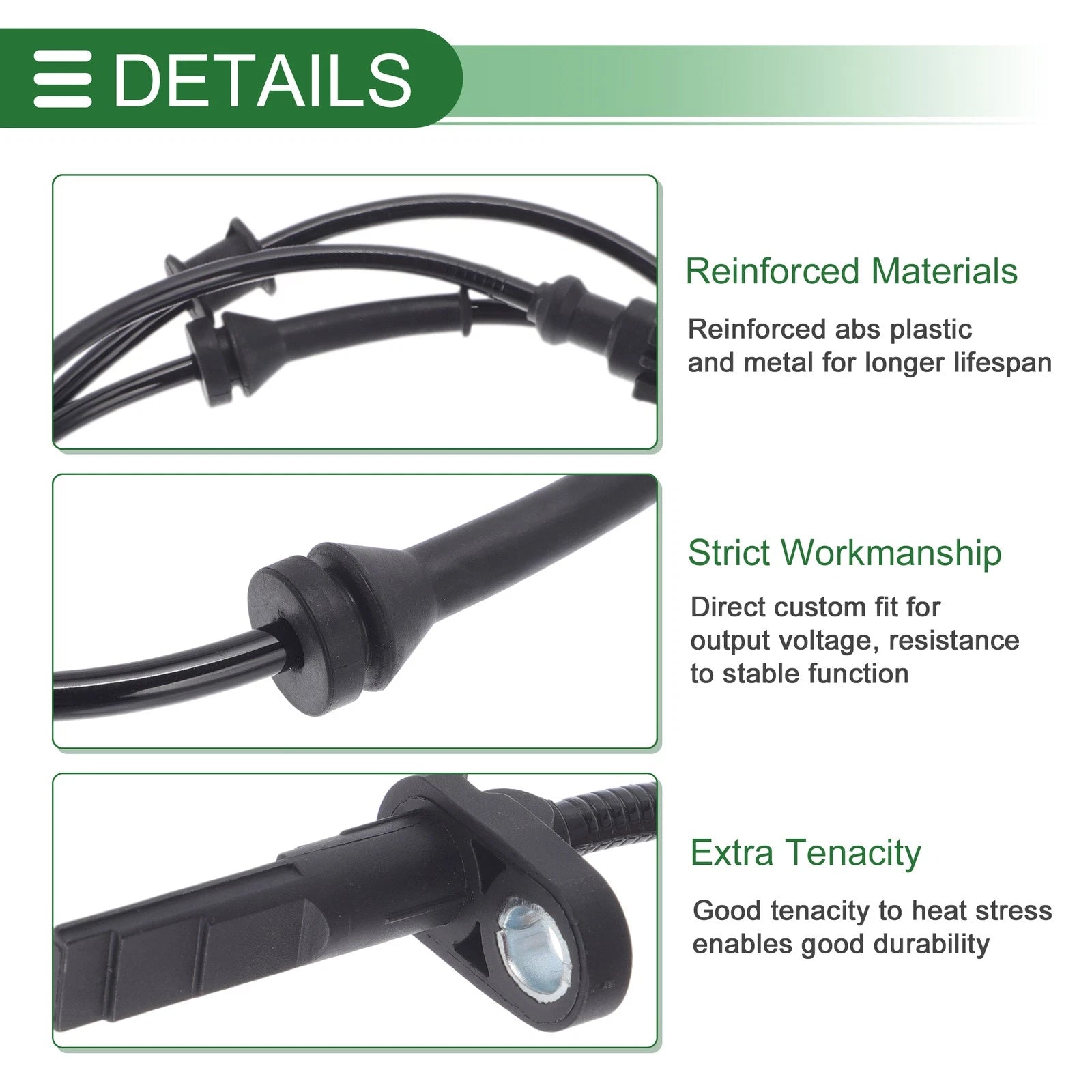 ABS Wheel Speed Sensor Front Left for Dodge Ram ProMaster 1500 (2014–2021)