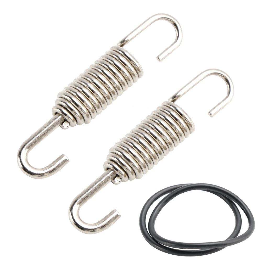 2 Pack Exhaust Spring & Seal O Rings for KTM 200 250 300 EXC/TPI (1999–2025)