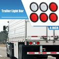 6 Pack 12 LED Trailer Tail Light Surface Mount Waterproof for Truck Trailer (4")