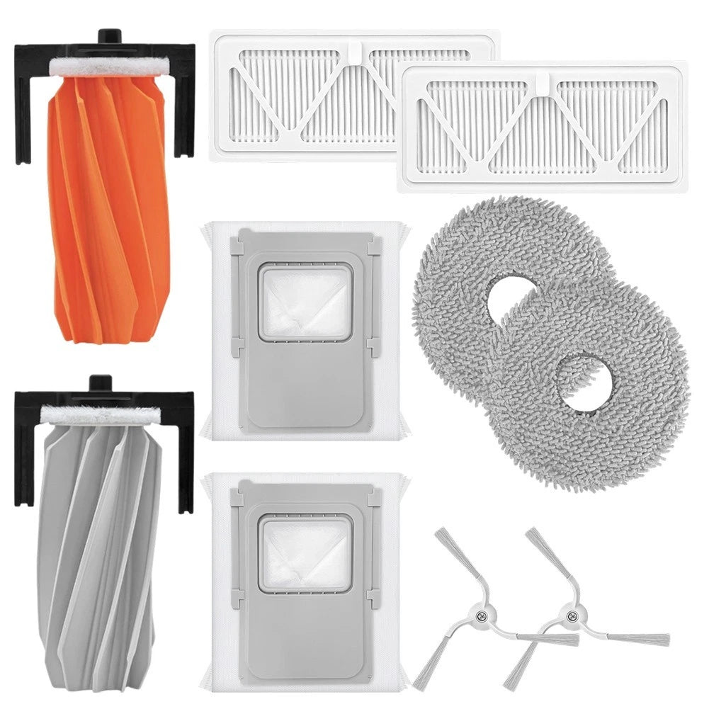 Main Side Brush Filter Mop Cloth Kit for DJI RoboVac S A P (2019–2023)