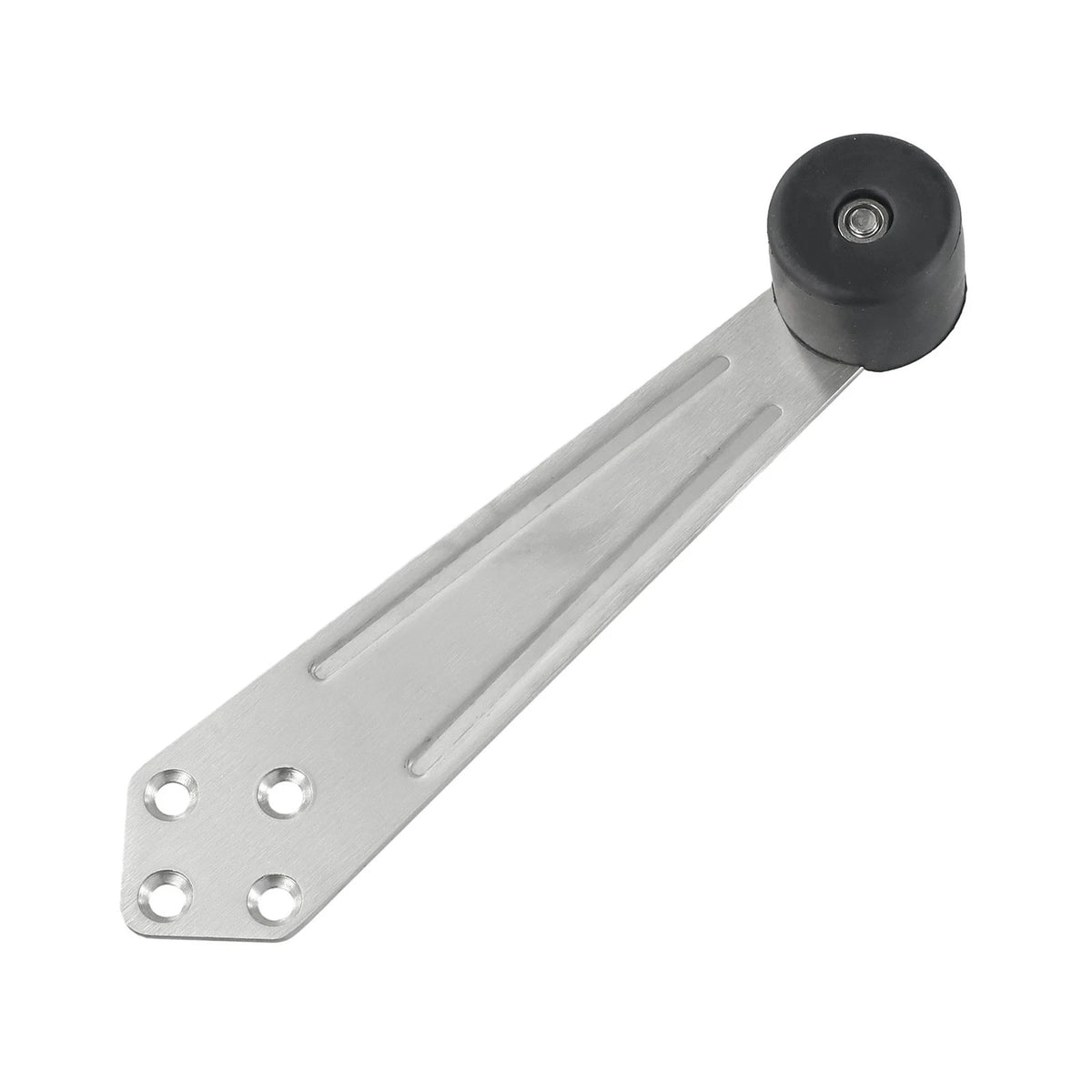 Door Stop Buffer for Wooden Door - Silver Stainless Steel 304