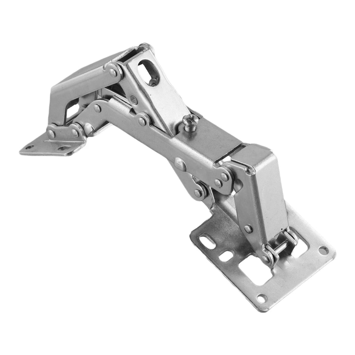 Silent Motion Wardrobe Hinges for Large Angle Applications (180°)