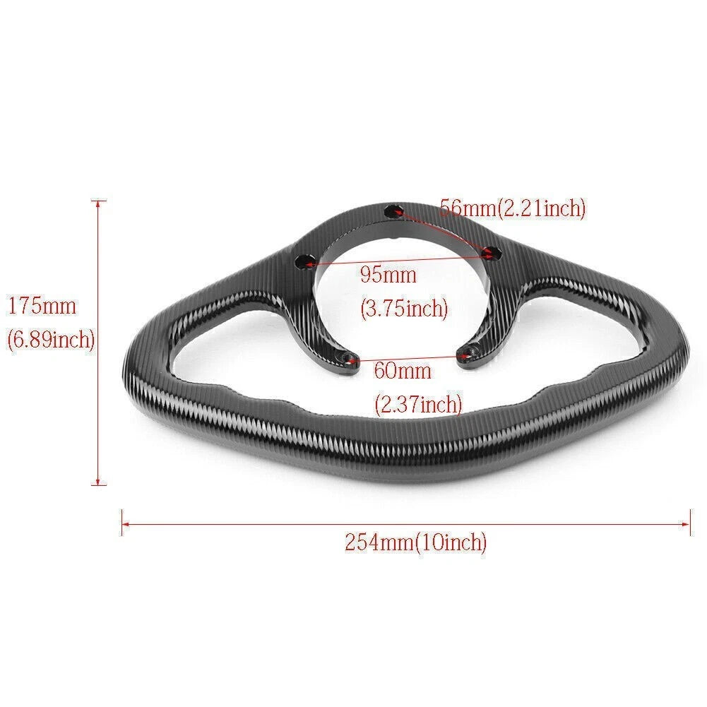 Passenger Gas Tank Bar Handle for Kawasaki Ninja ZX-14R (2006–2012) Red