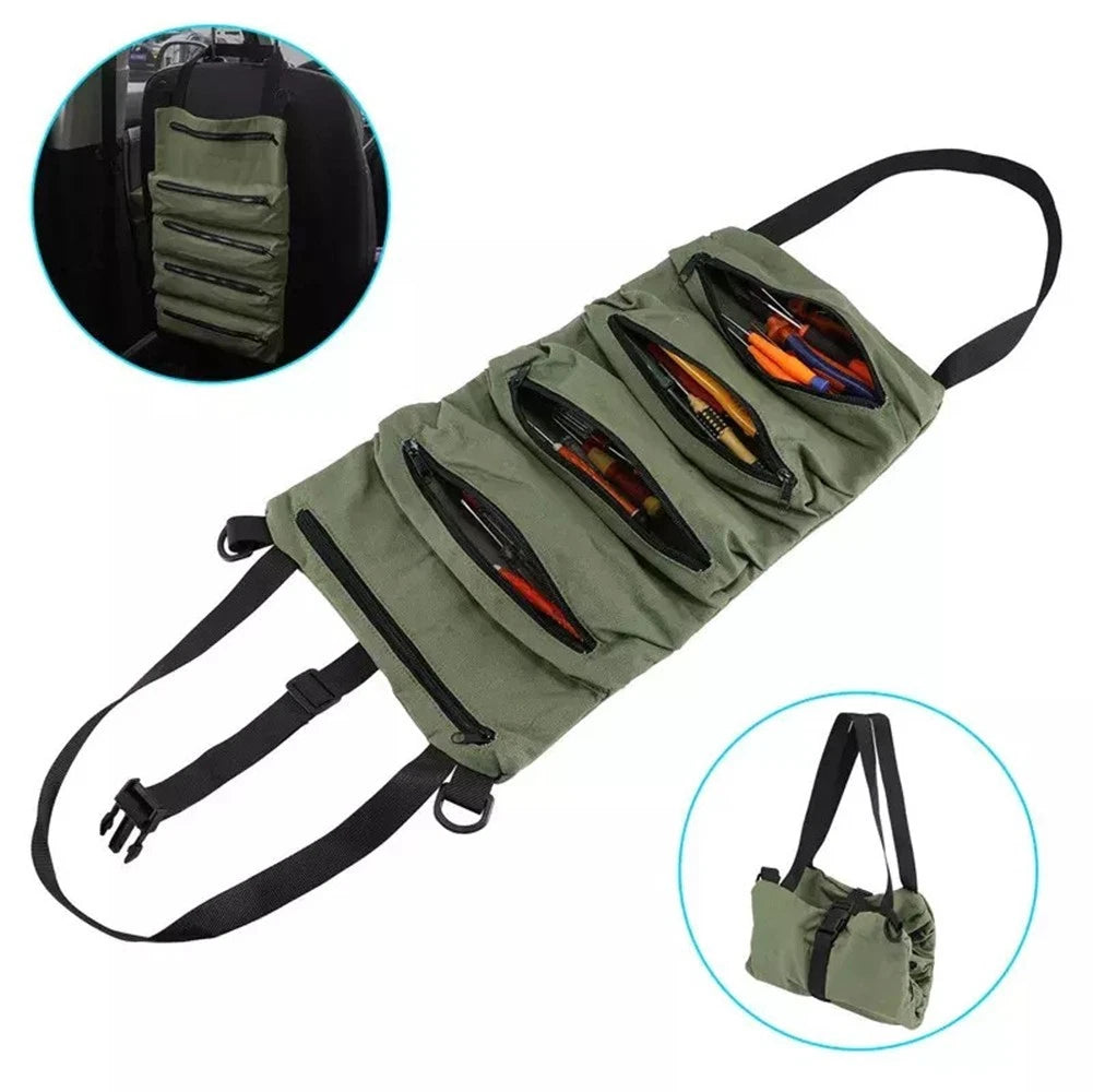 Tool Storage Solution with Reinforced Seams and Anti Rust Zippers