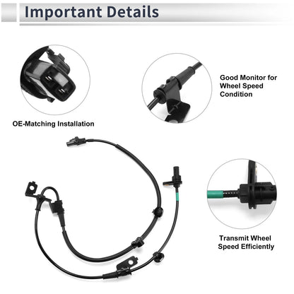 ABS Wheel Speed Sensor No. 59810D4000 for Kia Optima (2016–2020)