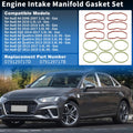 Upper Lower Intake Manifold Gasket Set for Audi A4 (2006–2007)