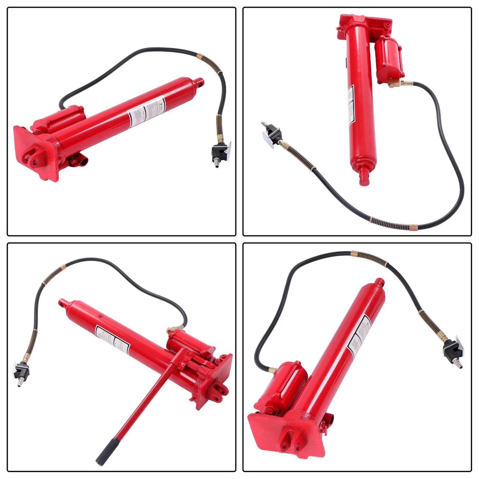 8 Ton Long Ram Bottle Jack for Engine Hoist Cherry Picker