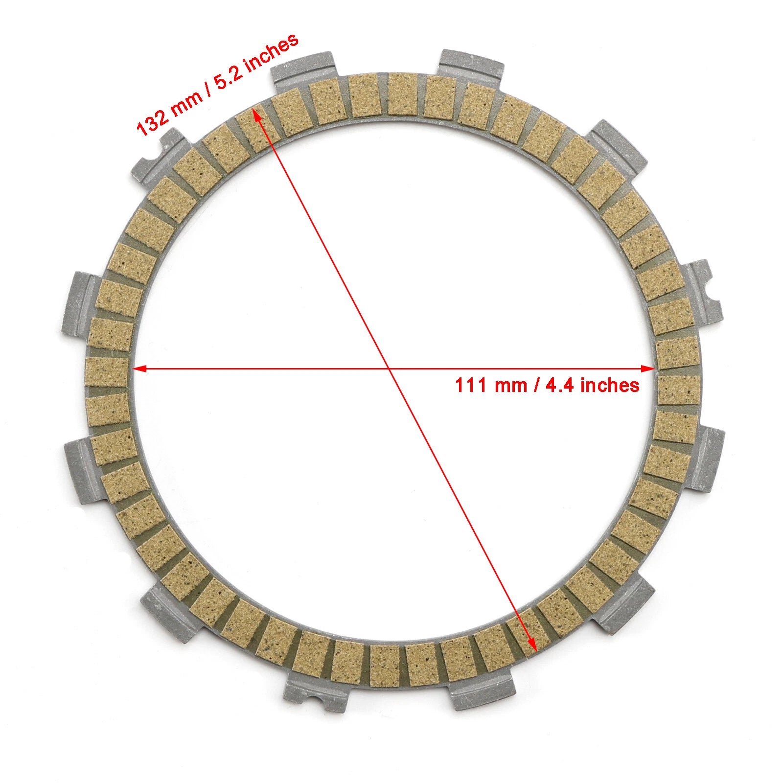 Clutch Friction Plate Kit for Ducati Streetfighter 1100 V4 (2020–2024) 19020361D