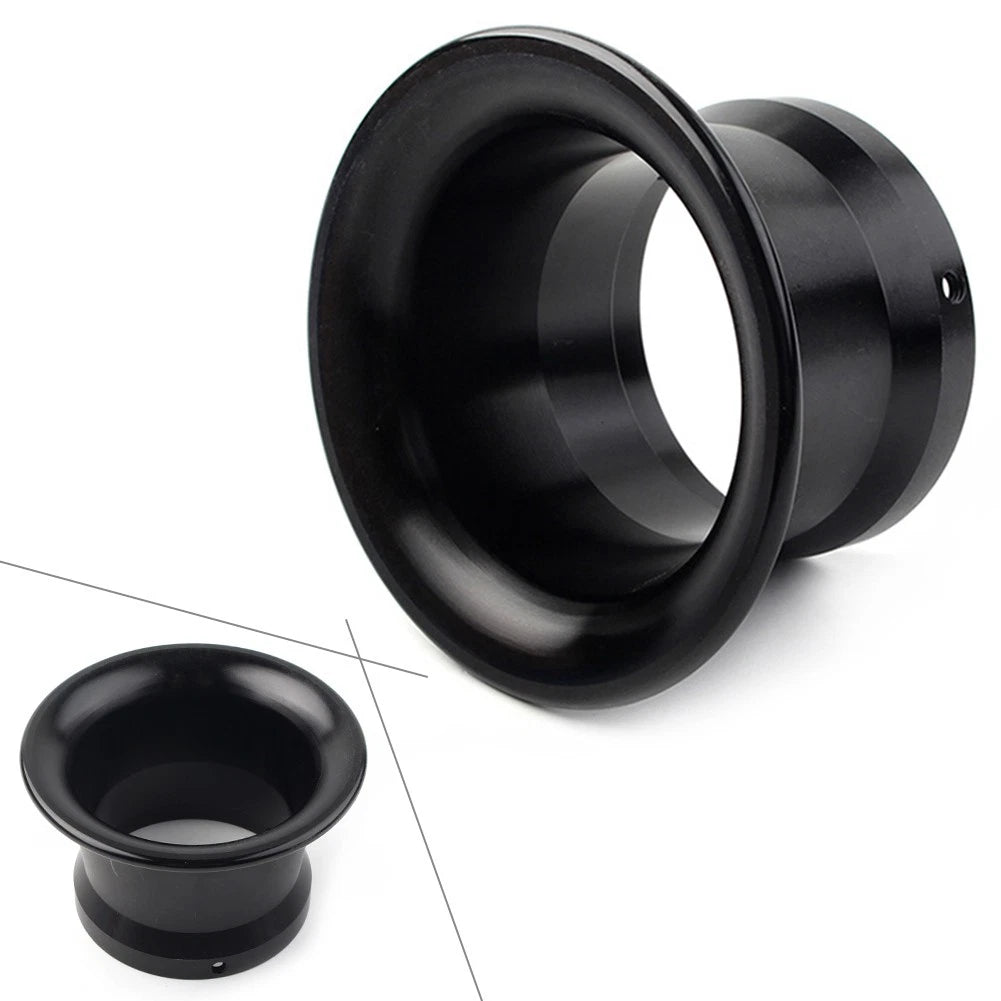 Universal Black 50mm Carburetor Air Inlet Tip Carb Vent Collar Horn Protector