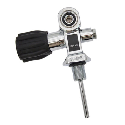 Dual Purpose DIN+Yoke Scuba Diving Tank Valve 250 BAR Pressure