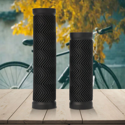 1 Pair Soft Rubber Handlebar Tape for Bike - Black