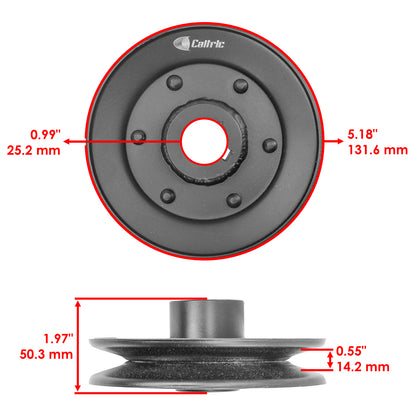 Drive Pulley Replacement for John Deere LX172 LX173 LX176 LX178 LX186 (2010–2018)