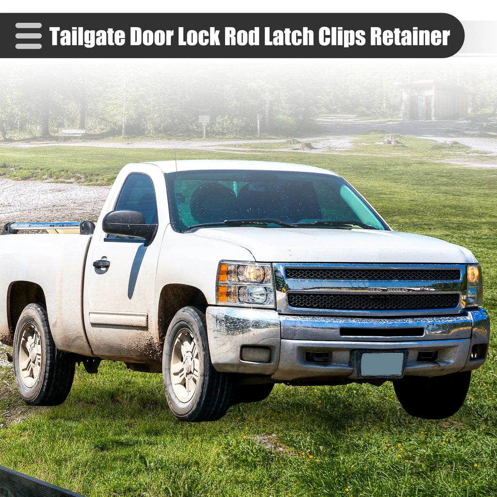 Tailgate Door Lock Rod Latch Clips Retainer Kit for Chevrolet (2000–2019)