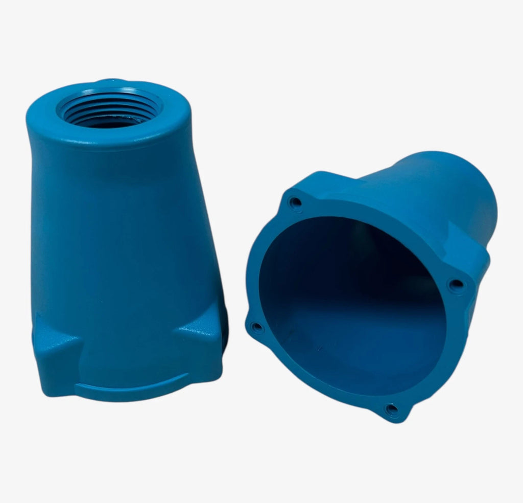Meltric 513P0N10 Blue Poly Handle Size 3 with 1'' NPT for