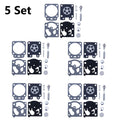 5X Carburetor Repair Kit for Poulan Pro 3400 3700 3800 4000 (Walbro WT-875-A)