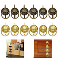 12Pc Vintage Ring Pull Handle Knob for Cabinet Drawer Door (Universal)