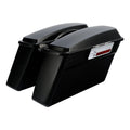 Matte Hard Saddlebags & Conversion Bracket for Harley Softail FLST (1984–2017)