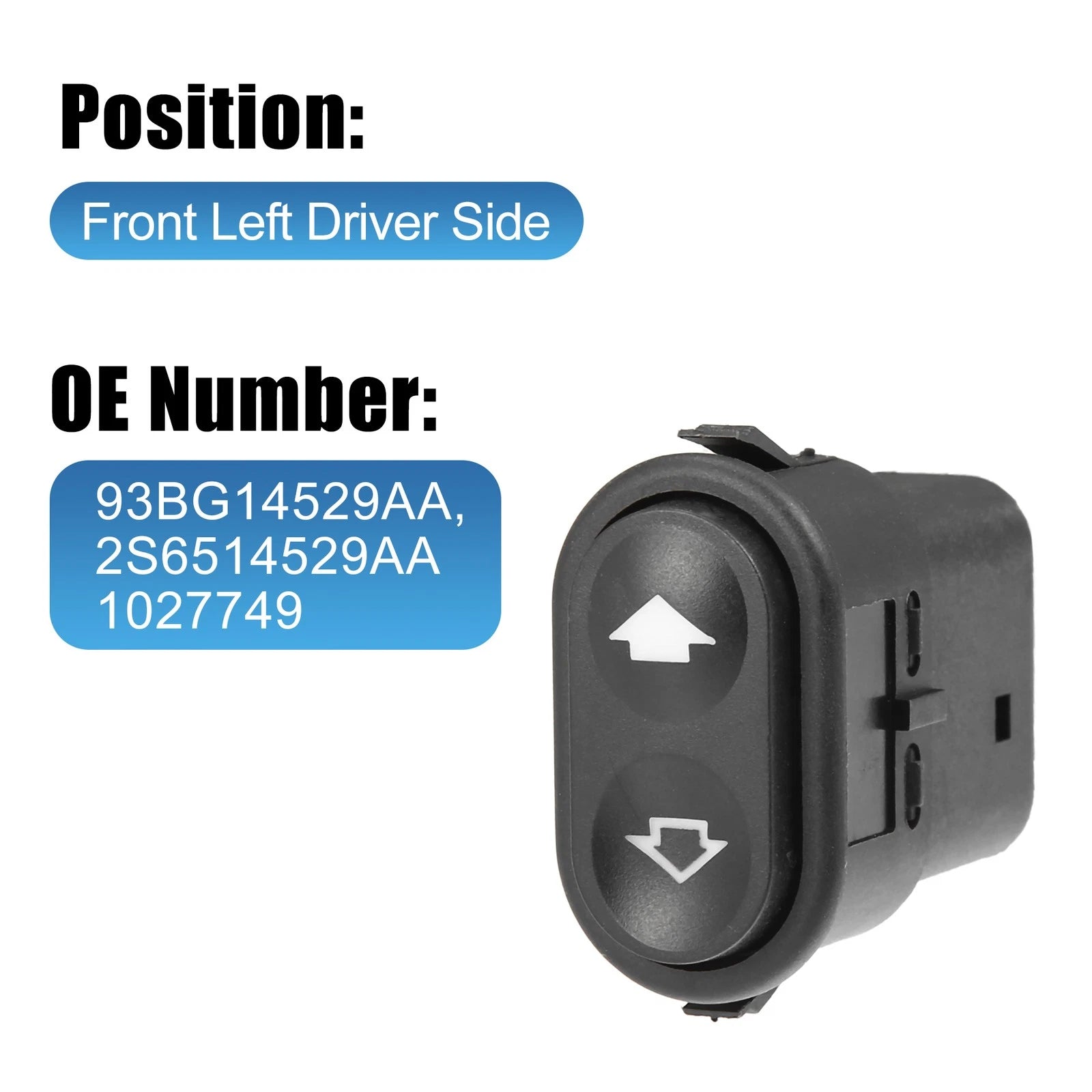 Power Window Switch for Ford Mondeo (1993–1996) Replacement