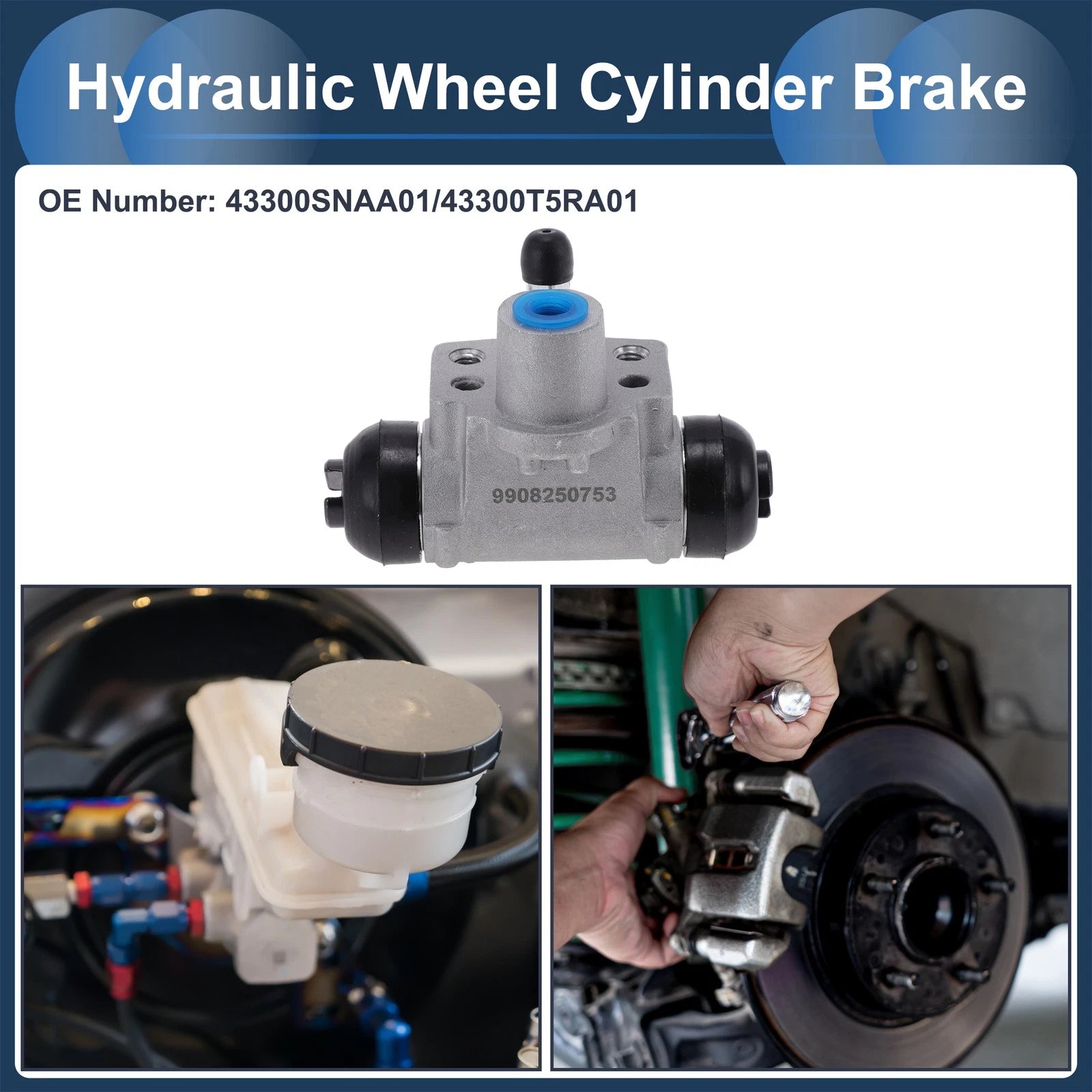 Rear Left Brake Wheel Cylinder Replacement for Honda Civic (2006–2015)