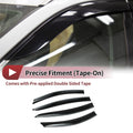 Window Deflectors Side Vent Visors 1 Set for Chevrolet Cruze (2015–2019)