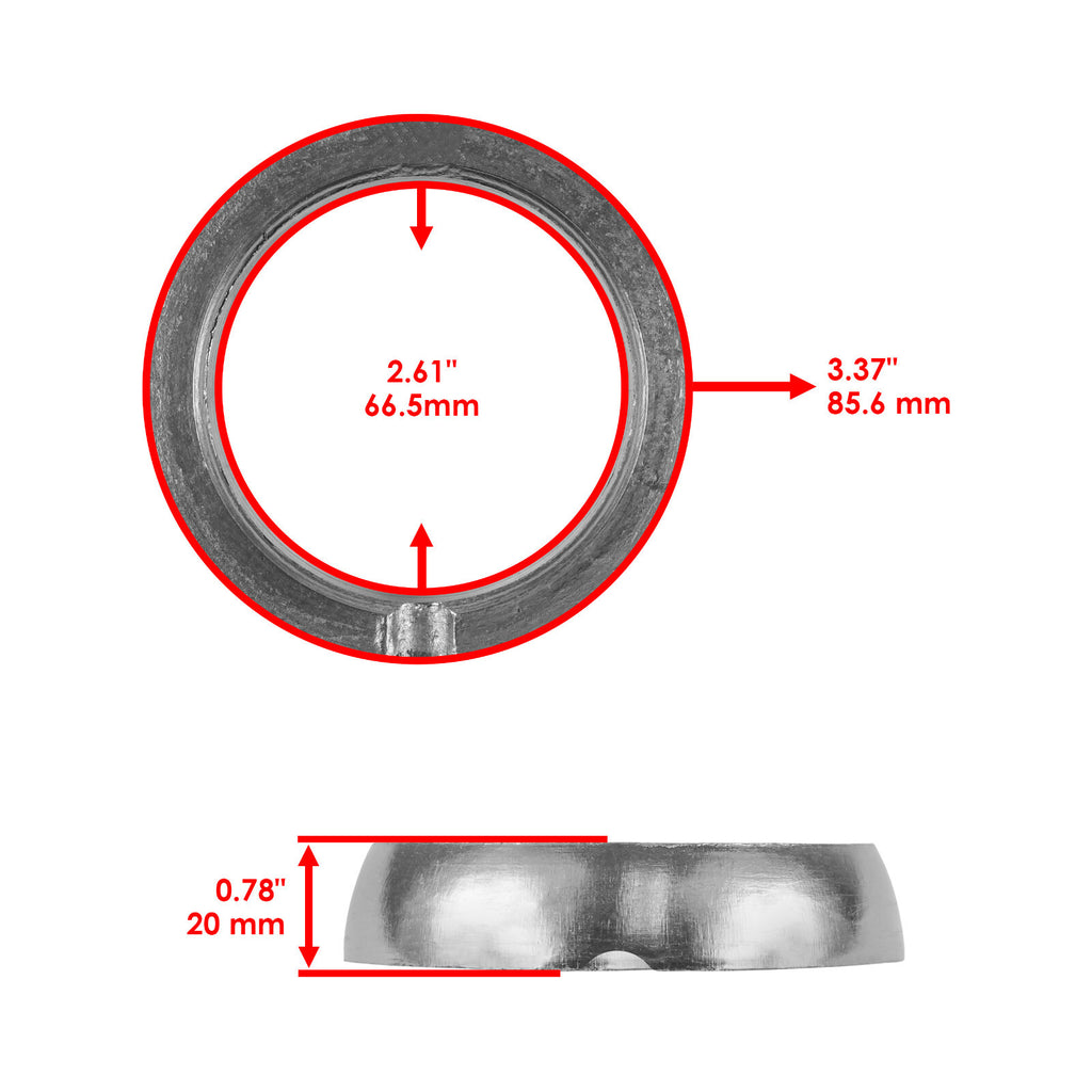 Exhaust Muffler Manifold Gasket for Arctic Cat Bearcat 5000 XT LTD (2015)