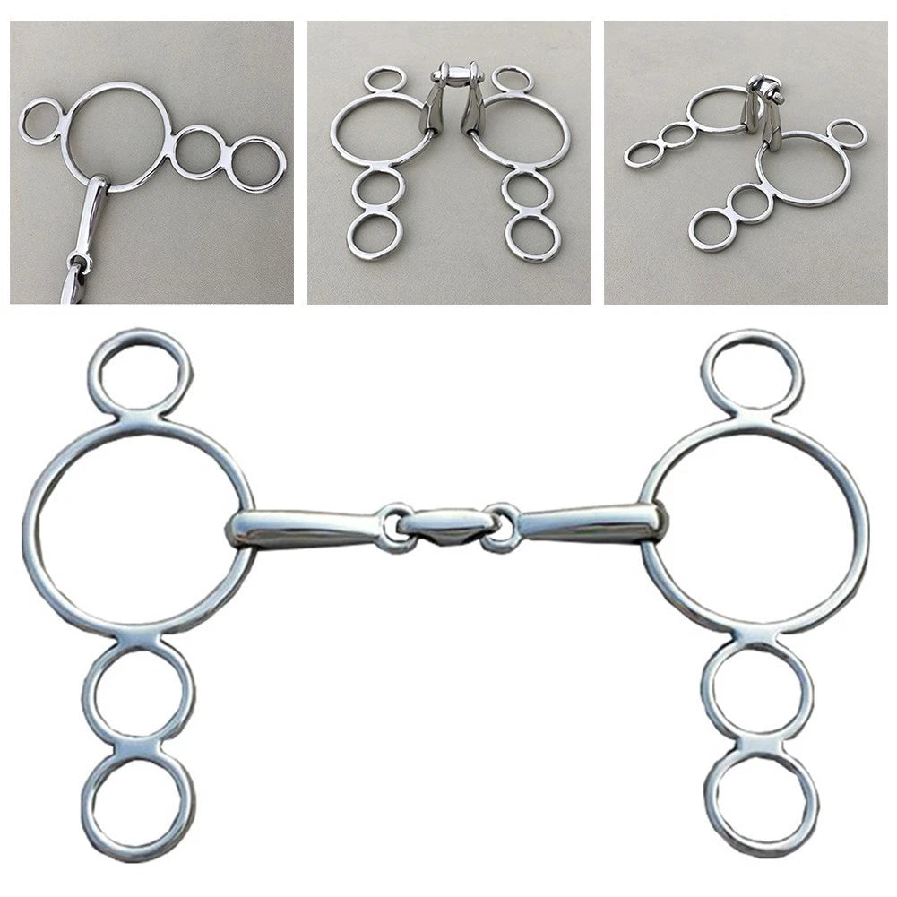 Smooth Stainless Steel Bit for Comfortable Riding Experience