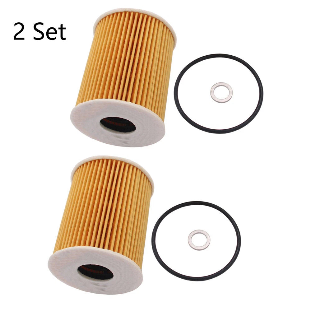 2Pcs Oil Filter for Hyundai Genesis G80 Kia Sedona (2014–2023) 26320-3CKB0