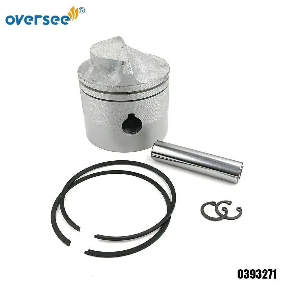 Piston & Ring STD for Evinrude Johnson 65-140HP Outboard (1968–1999)