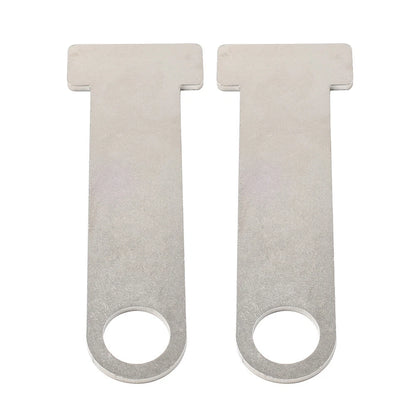 2X Motorcycle Helmet Strap D-Ring Steel Lock Extensions for Universal Fit